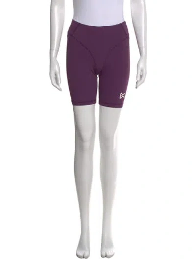 Pre-owned District Vision Knee-length Shorts In Purple