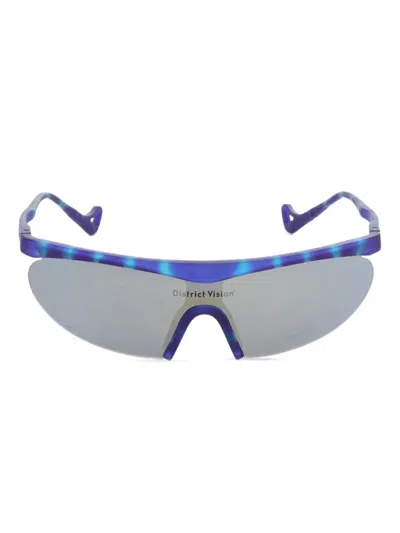 District Vision Koharu Eclipse Ii Sunglasses In Blue