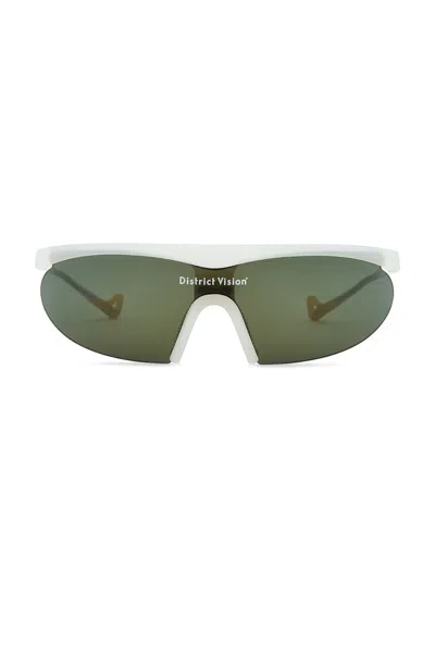 District Vision Koharu Eclipse Sunglasses In Green