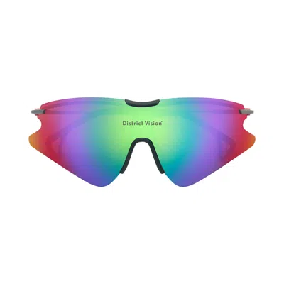 Pre-owned District Vision Kohei Aero Blade Ti Sunglasses 'graphite/opal' | Grey | Men's Size Onesize In Gray
