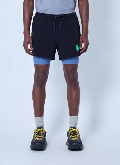 District Vision Layered Training Shorts In Black
