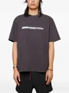 District Vision Logo-detail T-shirt In Gray