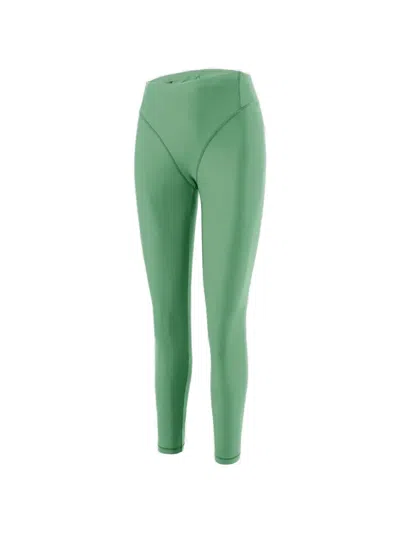 District Vision Logo-print Leggings In Green
