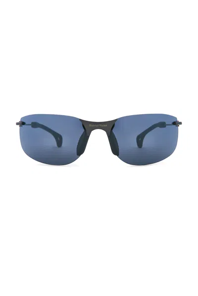 District Vision Miho Windstream Ti Sunglasses In Blue