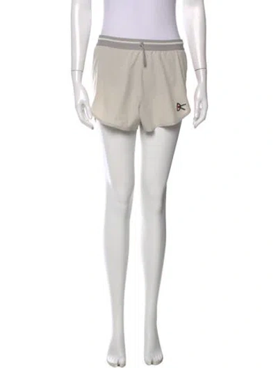 Pre-owned District Vision Mini Shorts In Neutral