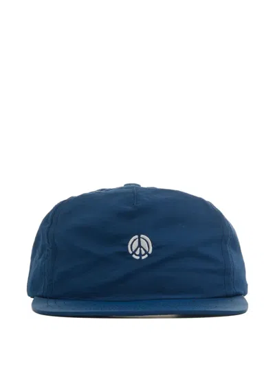 District Vision Panelled Cap In Blue