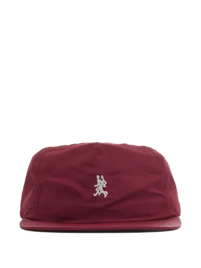 District Vision Panelled Cap In Red