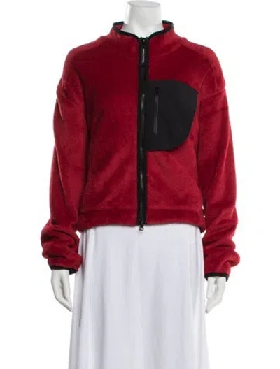 Pre-owned District Vision Performance Jacket In Red