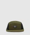 District Vision Performance Paneled Mesh Hat In Olive