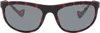 District Vision Red & Black Takeyoshi Altitude Master Sunglasses