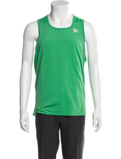Pre-owned District Vision Scoop Neck Sleeveless T-shirt In Green