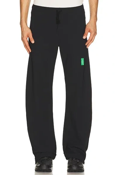 District Vision Straight Leg Track Pants In Black