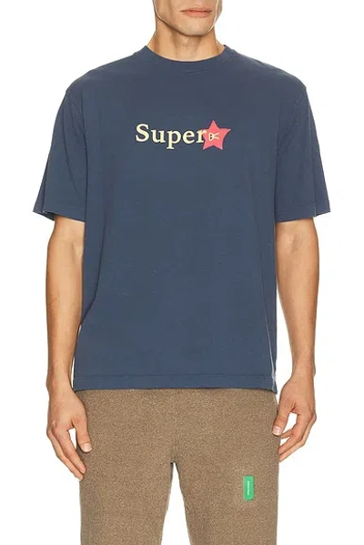 District Vision Super Star California Cotton Tee In Multi