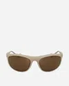 District Vision Takeyoshi Altitude Master Sunglasses Ivory / D+ Earth Vision In Brown