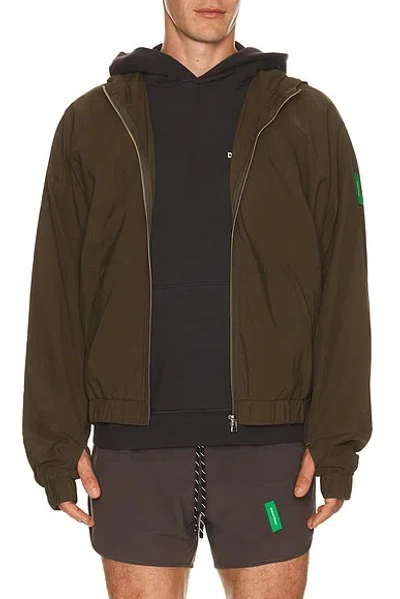 District Vision Taslan Nylon Jacket In Green
