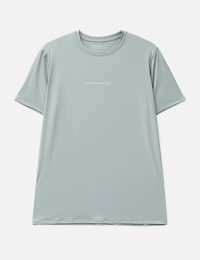 District Vision Ultralight Aloe Short Sleeve Tee In Gray