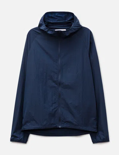 District Vision Ultralight Nylon Wind Jacket In Blue