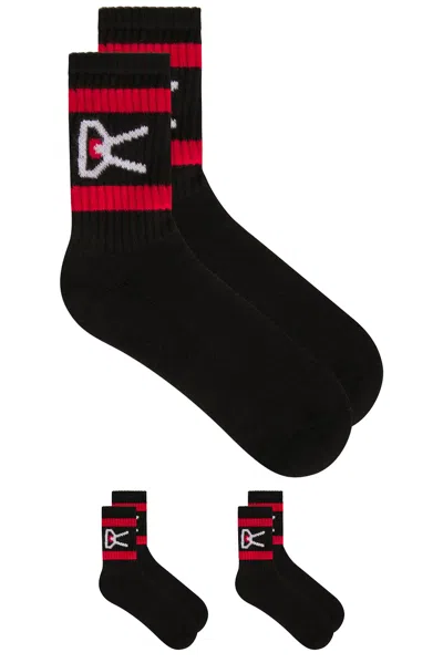 District Vision Usa Cotton Socks In Black