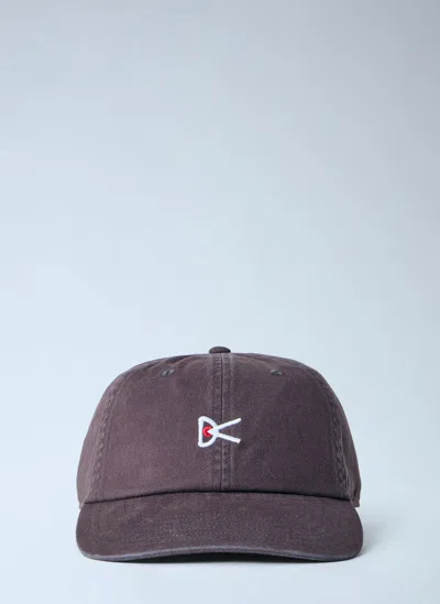 District Vision Washed Cotton Hat In Brown