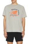 District Vision X 10 Year Anniversary California Cotton Tee In Gray