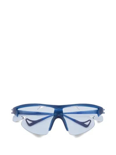 District Vision X Paf Junya Racer Sunglasses In Blue
