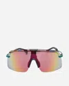 District Vision Yusuke Alpine Blade Ti Sunglasses Jade Blue / D+ Spectral Mirror In Orange