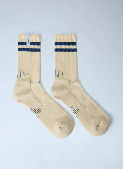 District Vision Zonal Organic Cotton Socks In Neutral