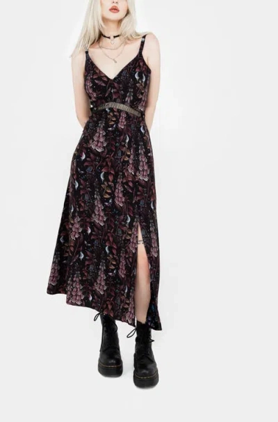 Disturbia Foxglove Cami Dress In Black