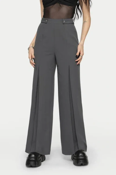 Disturbia Ira Bug Tailored Trouser In Charcoal