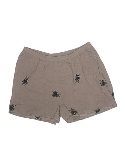 Pre-owned Disturbia Khaki Shorts In Tan