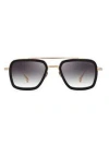 Dita 7806/b/blk/gld/52 Flight.006 Sunglasses In K Gold