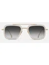 Dita 7806/v/wht/gld/52 Flight.006 Sunglasses In White Swirl_white Gold