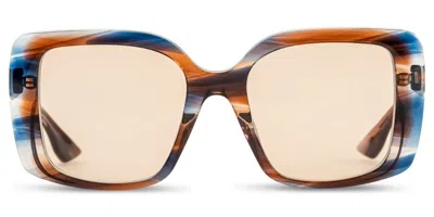 Dita Adabrah Dts716-a-02 Women's Sunglasses Blue Size 52