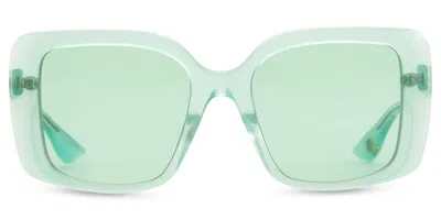 Dita Adabrah Dts716-a-03 Women's Sunglasses Green Size 52