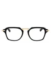 Dita Aegeus Glasses In Black - White Gold - Black Palladium W Clear
