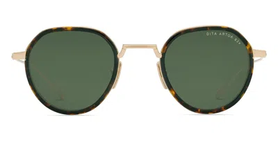 Dita Artoa.82x - White Gold / Dark Tortoise Sunglasses
