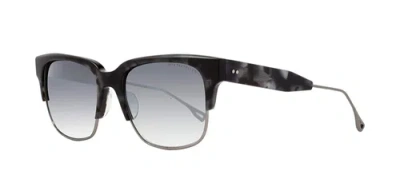 Pre-owned Dita Authentic  Traveller 19014-c-gry-slv Sunglasses Grey Tort Silver 55mm