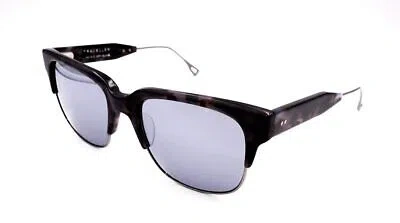 Pre-owned Dita Authentic  Traveller 19014-c-gry-slv-55-af Sunglasses Grey Tort 55mm In Matte Grey Silver