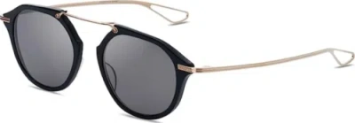 Pre-owned Dita Authentic  Sunglasses Dts119-04af White Gold W/ Dark Gray Lens "new"49 Mm