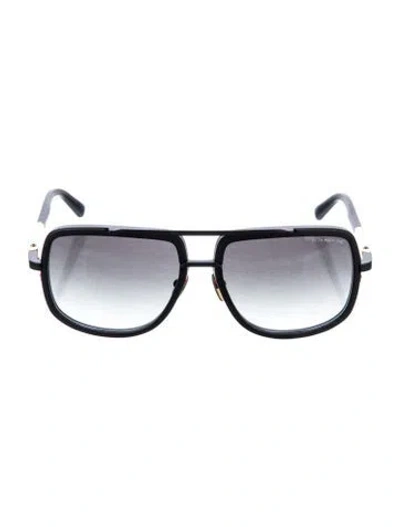Pre-owned Dita Aviator Gradient Sunglasses In Black
