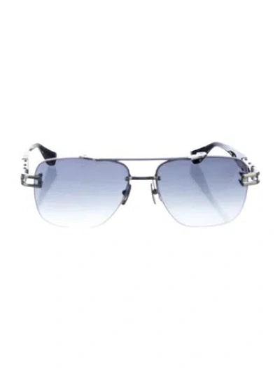 Pre-owned Dita Aviator Gradient Sunglasses In Black