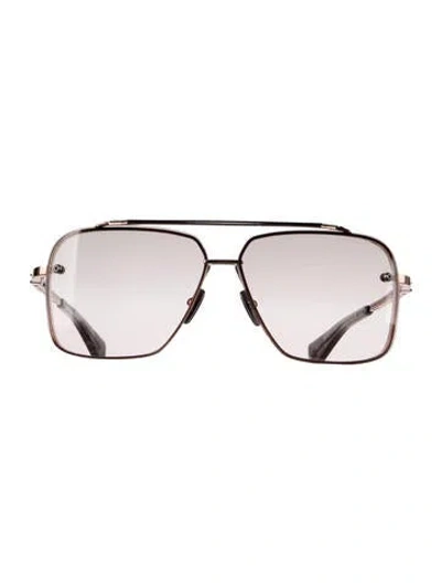 Pre-owned Dita Aviator Gradient Sunglasses In Black