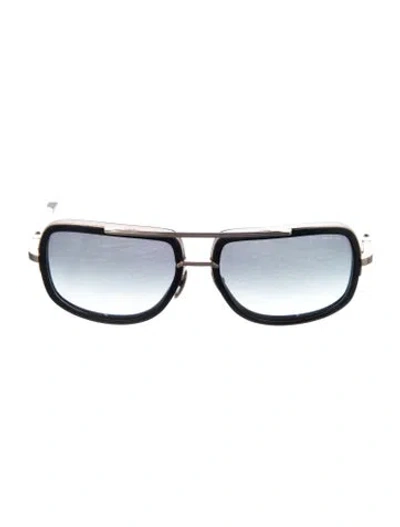 Pre-owned Dita Aviator Gradient Sunglasses In Black