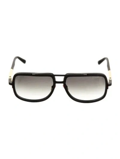 Pre-owned Dita Aviator Gradient Sunglasses In Black