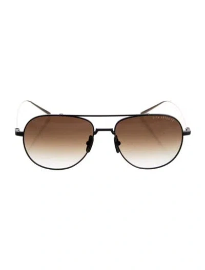 Pre-owned Dita Aviator Gradient Sunglasses In Gray
