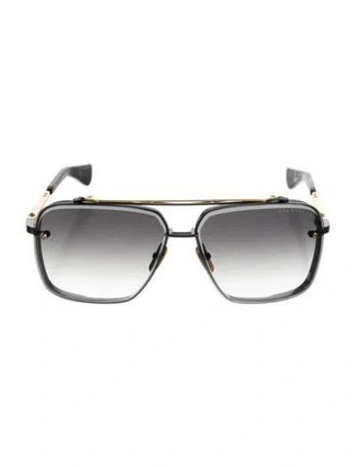 Pre-owned Dita Aviator Gradient Sunglasses In Grey