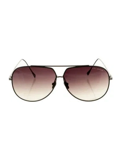 Pre-owned Dita Aviator Gradient Sunglasses In Multi
