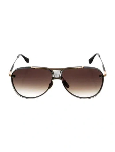 Pre-owned Dita Aviator Gradient Sunglasses In Multi