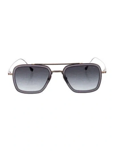 Pre-owned Dita Aviator Gradient Sunglasses In Neutrals