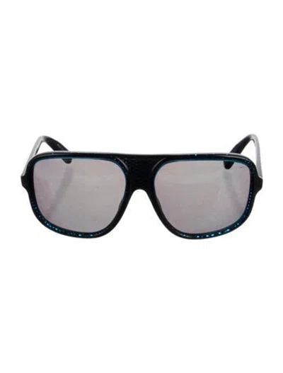 Pre-owned Dita Aviator Mirrored Sunglasses In Black